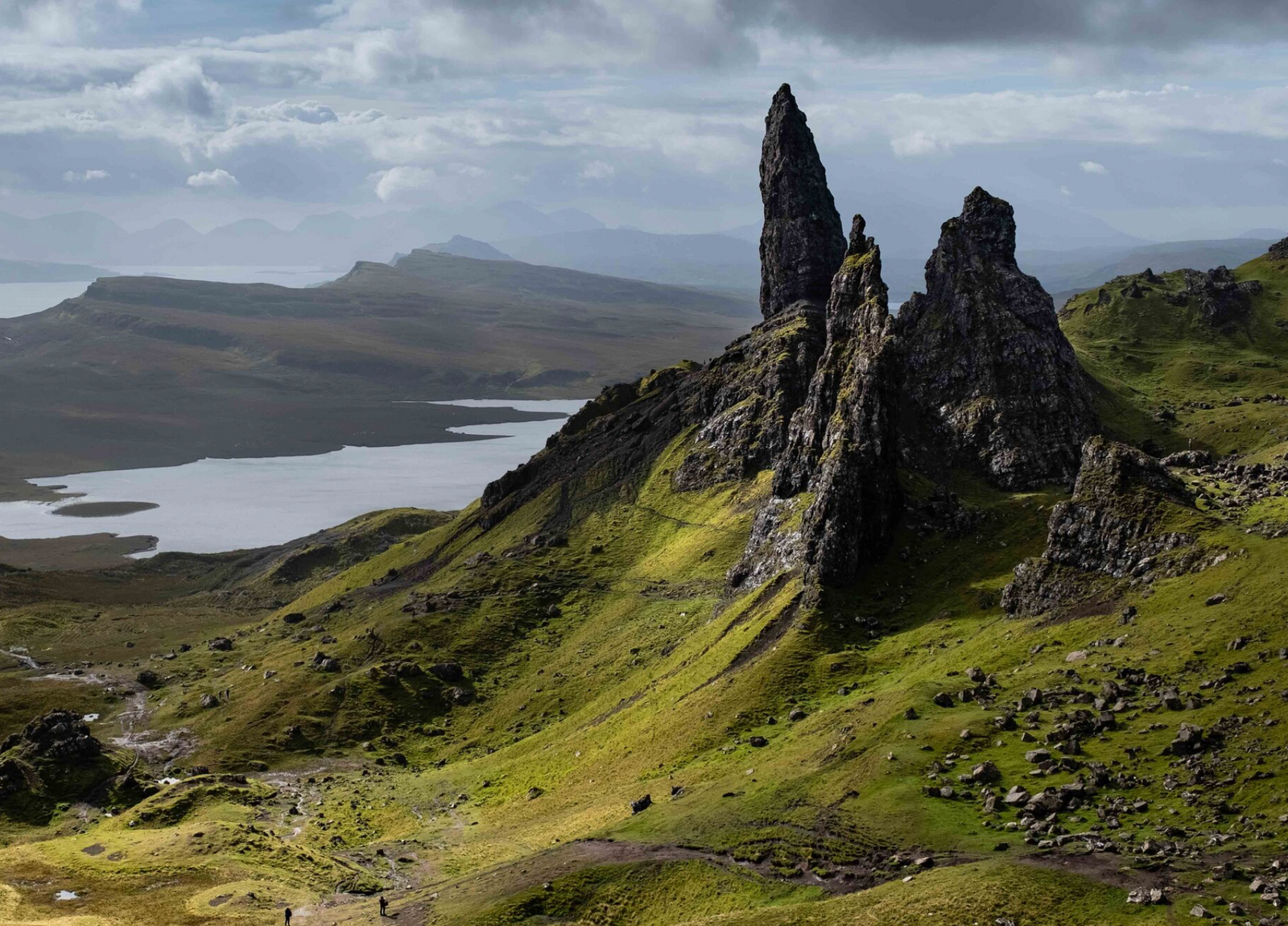 A map of Scotland, in bags