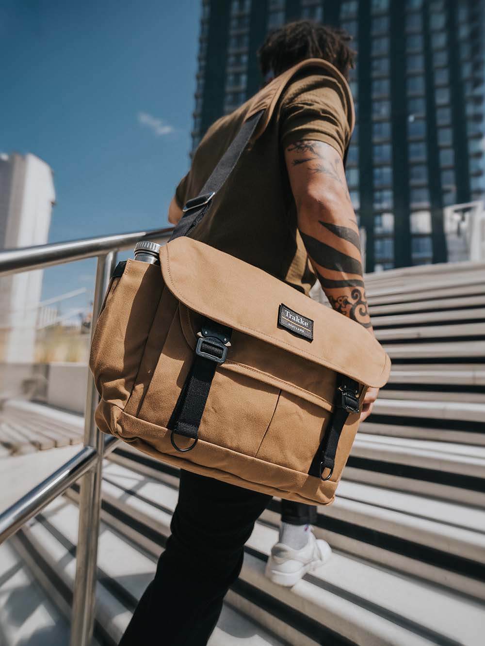 Waxed canvas messenger bag uk new arrivals