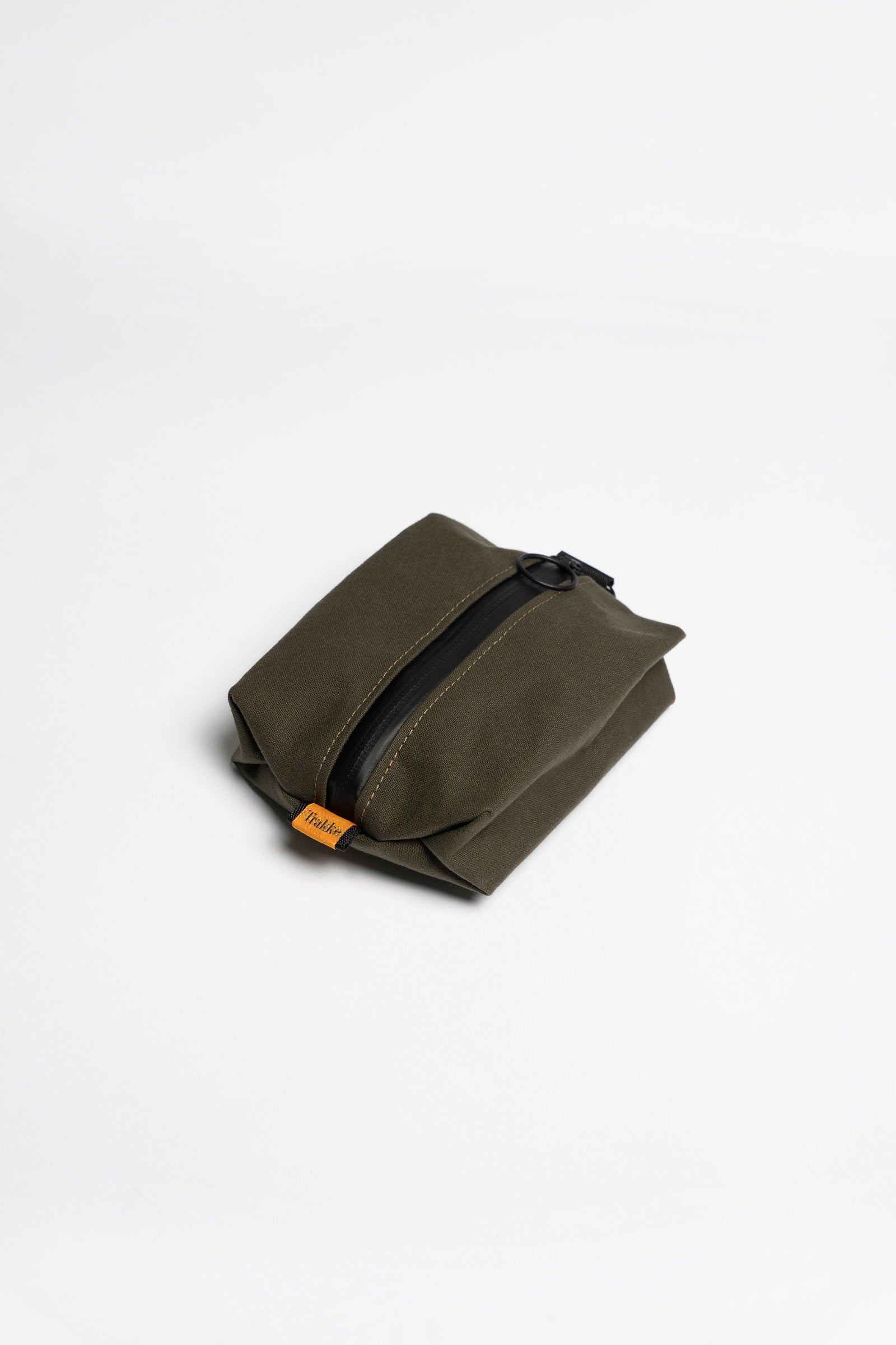 Organic Dry deals Waxed Canvas Zipper Bag Project Bag